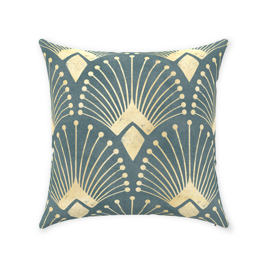 Art Deco Throw Pillows Tarragonia
