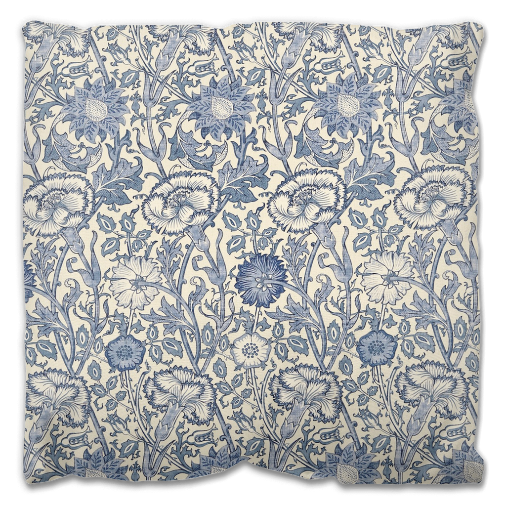 Pink & Rose Outdoor Pillows William Morris China Blue