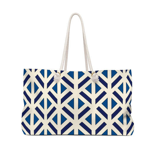 Art Deco Geometric Weekend Bag
