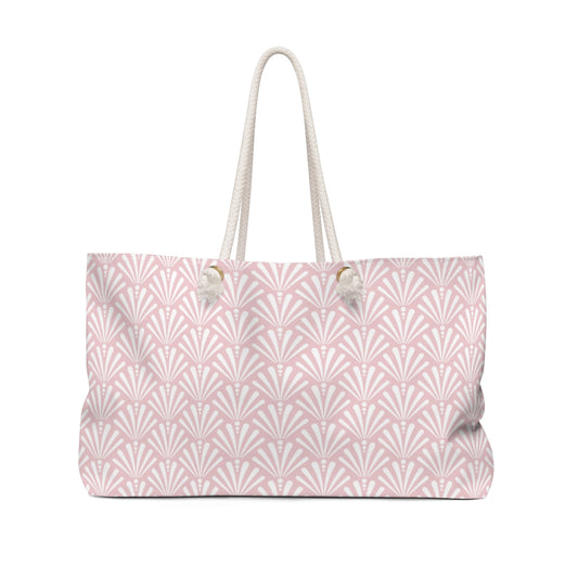Art Deco Shell Pink Weekend Bag