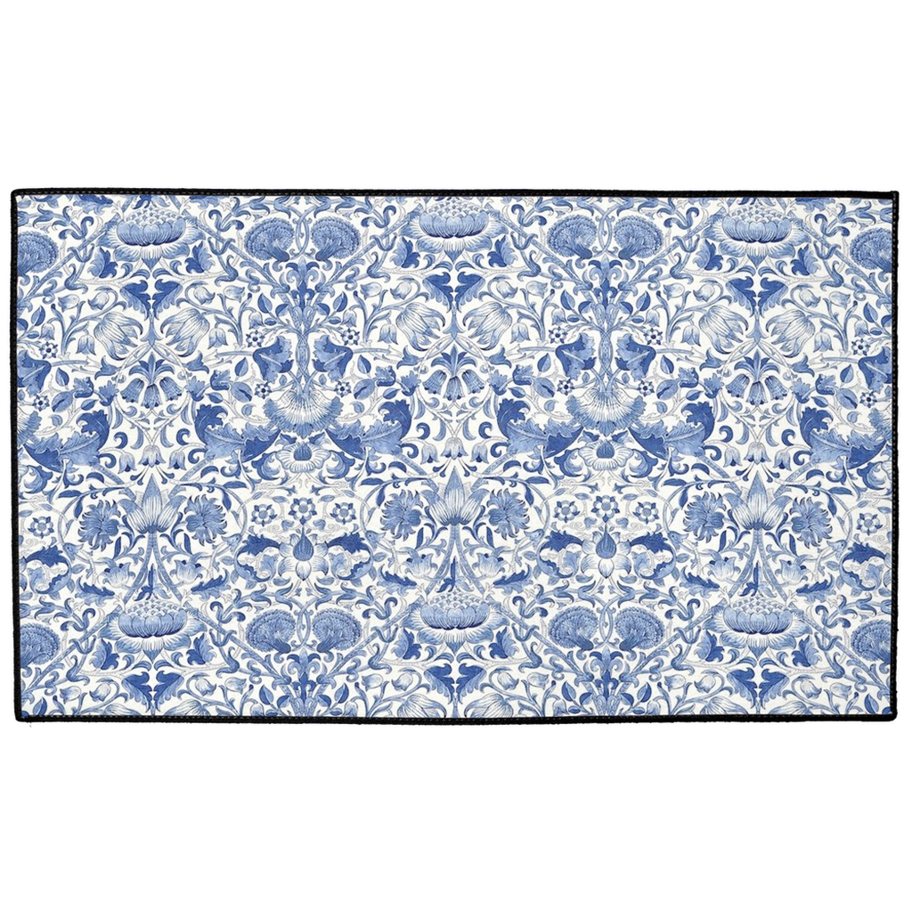 Lodden Indoor/Outdoor Floor Mat William Morris China Blue