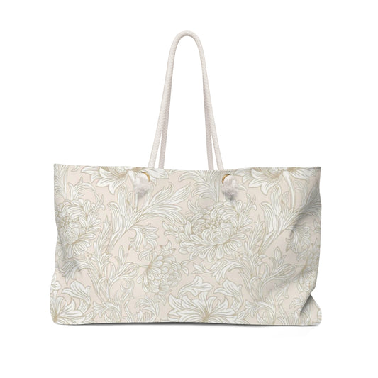 William Morris Chrysanthemum Toile Pink Weekend Bag
