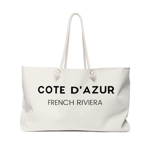 Cote d'Azur French Riviera Oversized Weekend Bag