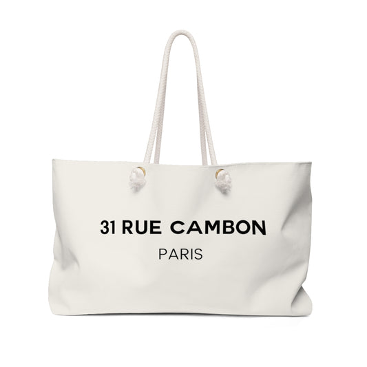 31 Rue Cambon Paris Weekend Bag