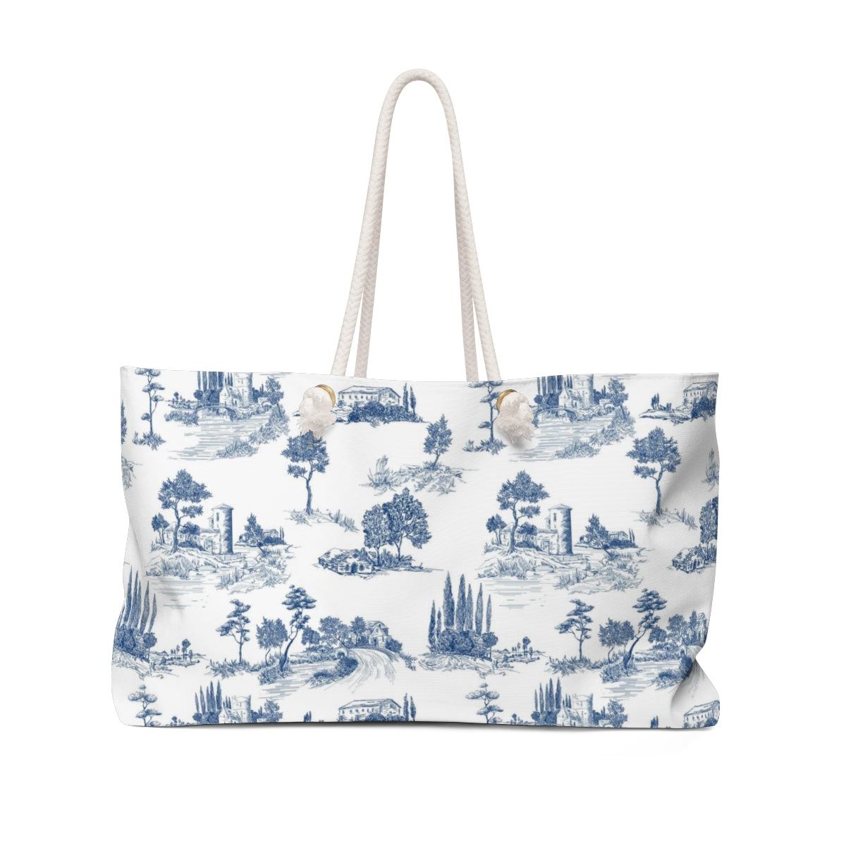 Toile de Jouy Weekend Bags