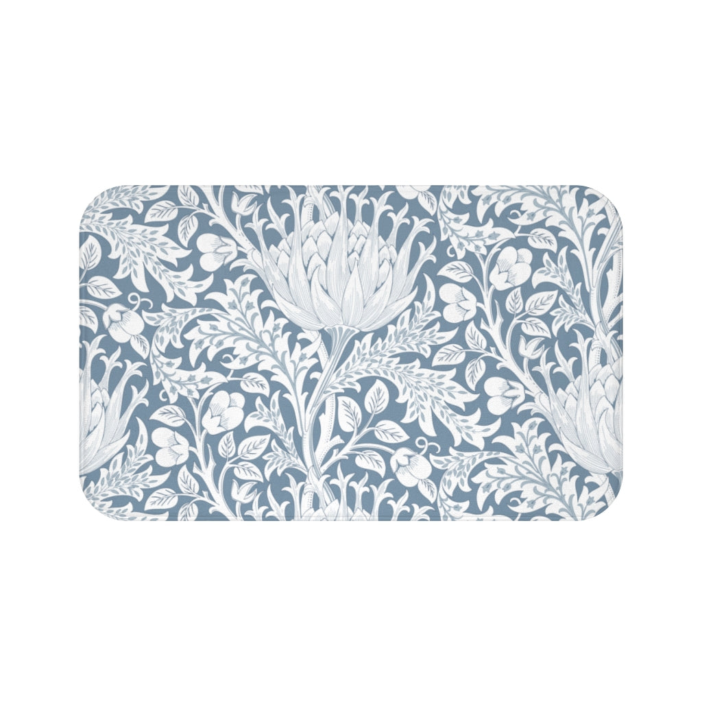 William Morris Blue Artichoke Bath Mat