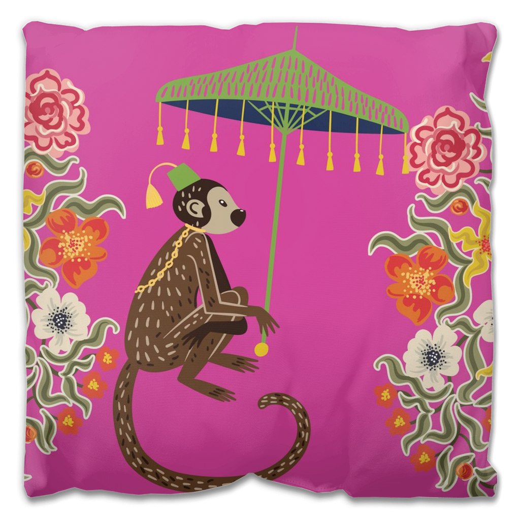 Monkey Decorative Pillow