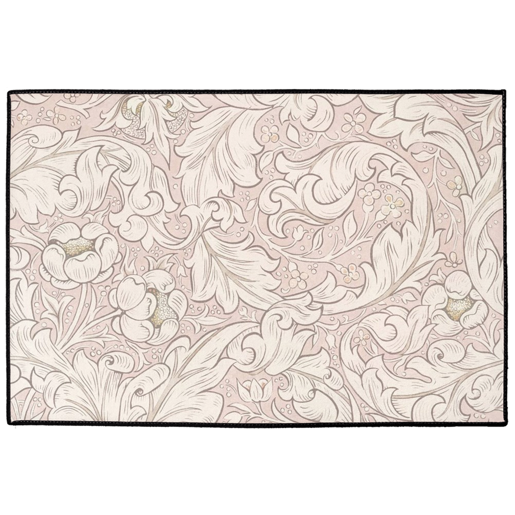 Sanibel Indoor/Outdoor Floor Mat William Morris Soft Pink