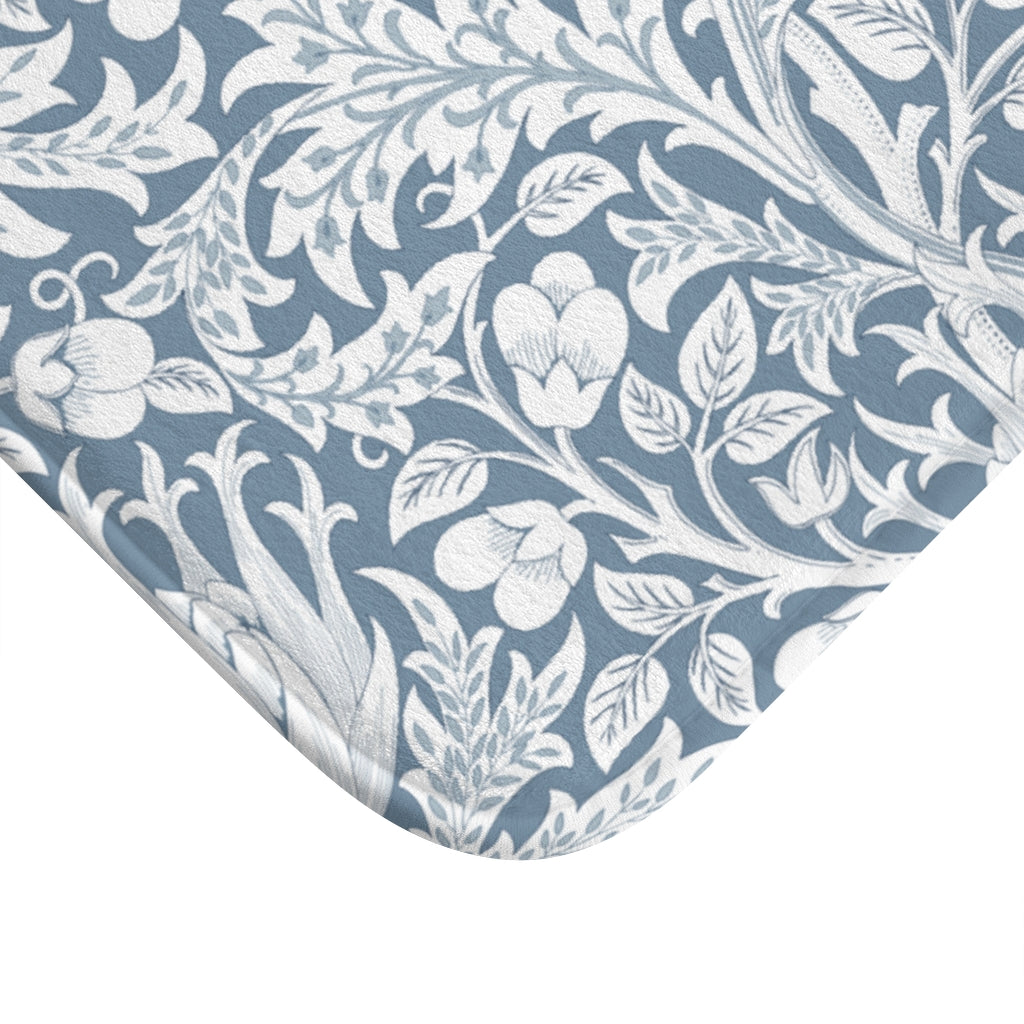 William Morris Blue Artichoke Bath Mat