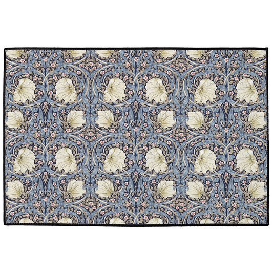 Bruges Indoor/Outdoor Floor Mat William Morris Pimpernel Blue