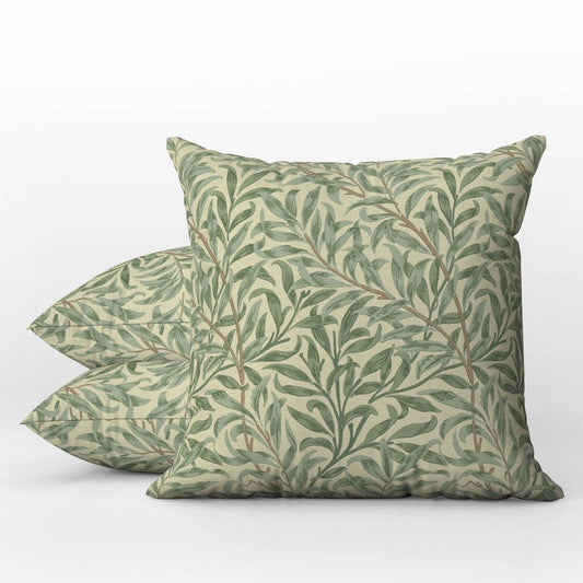 Willow Bough Outdoor Pillows William Morris Sage Green