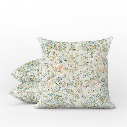 Melsetter Outdoor Pillow William Morris Silver Grey Blue