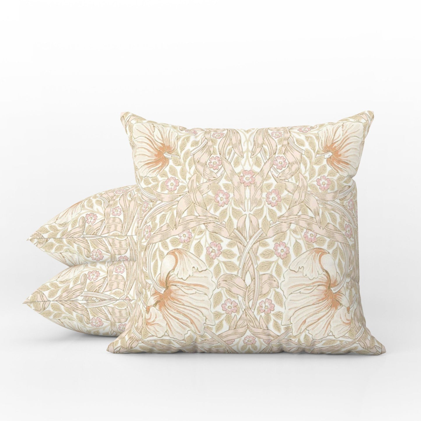 Pimpernel Outdoor Pillow William Morris Cochineal Pink