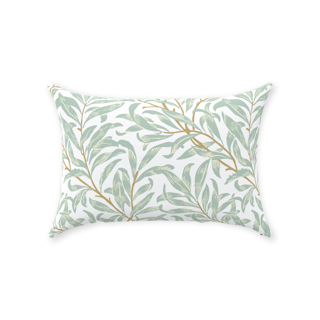 William Morris Cotton Pillows Willow Bough Blue Green