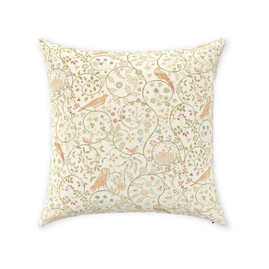 Newill William Morris Cotton Pillows Ivory Sage Green