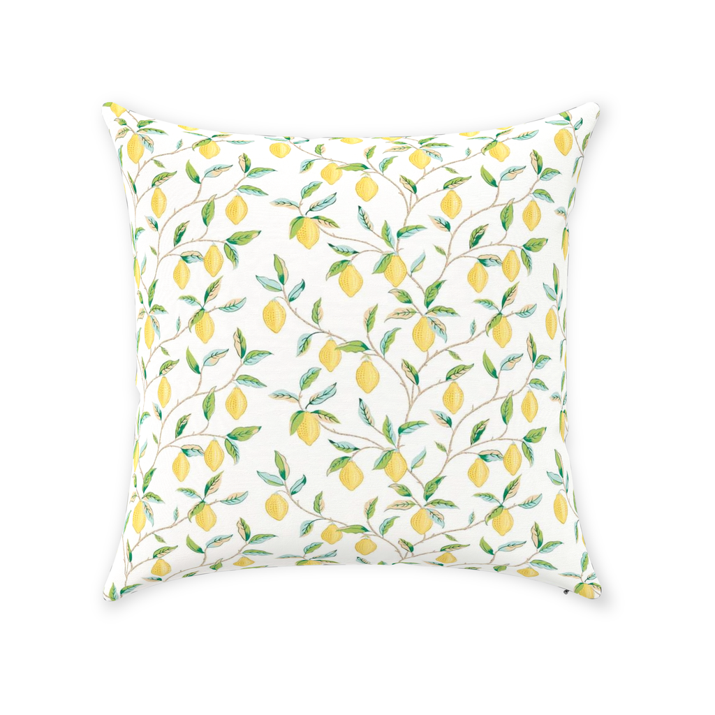 Lemons Cotton Pillow William Morris