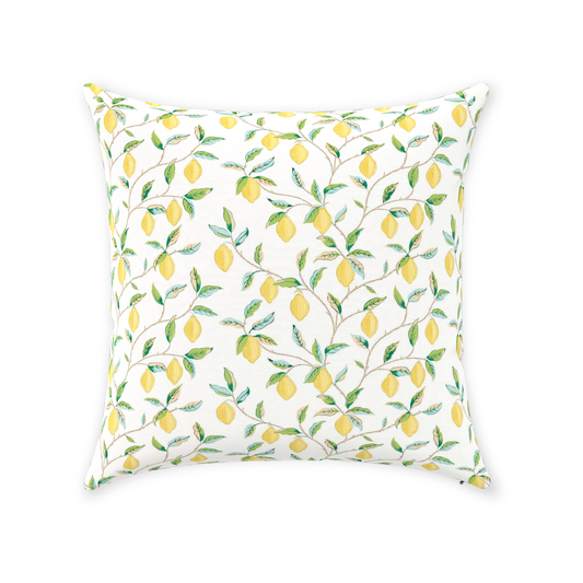 Lemons Cotton Pillow William Morris