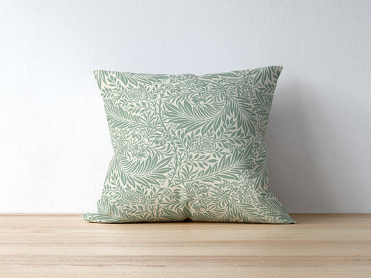 Larkspur Outdoor Pillows William Morris Sage Green