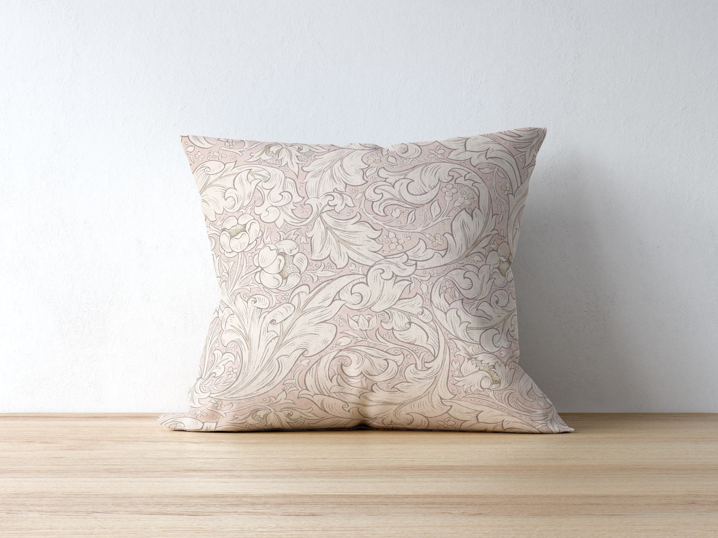 Pure Bachelors Button Outdoor Pillows William Morris Faded Sea Pink