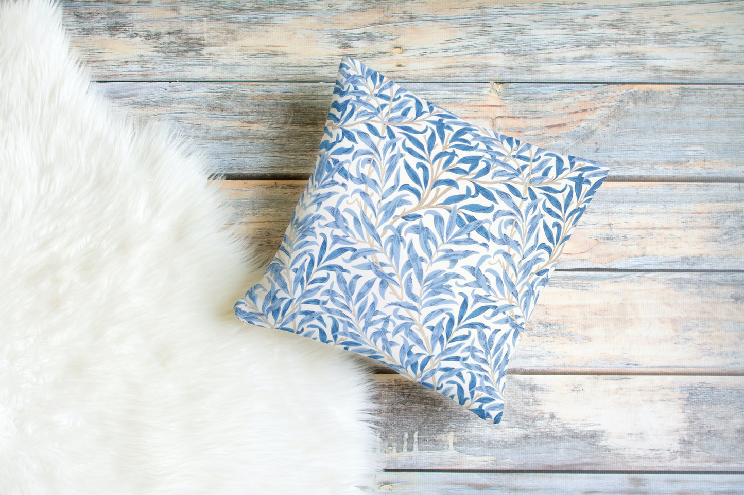 Willow Bough Outdoor Pillows William Morris Blue