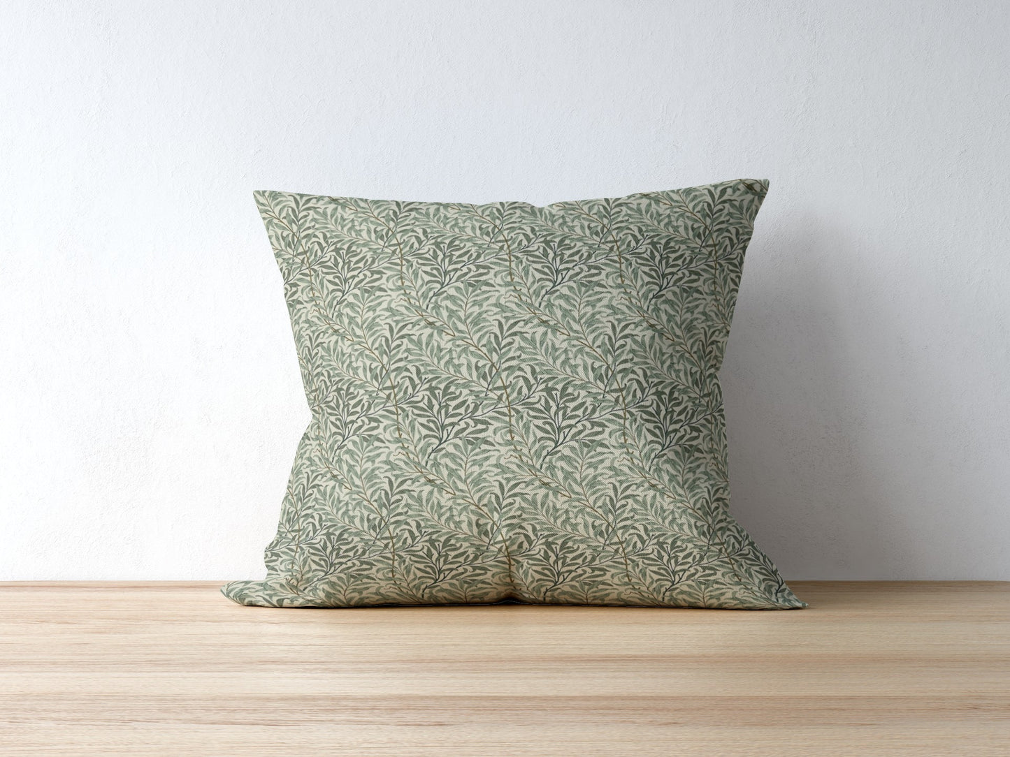 Willow Bough Outdoor Pillow William Morris Green